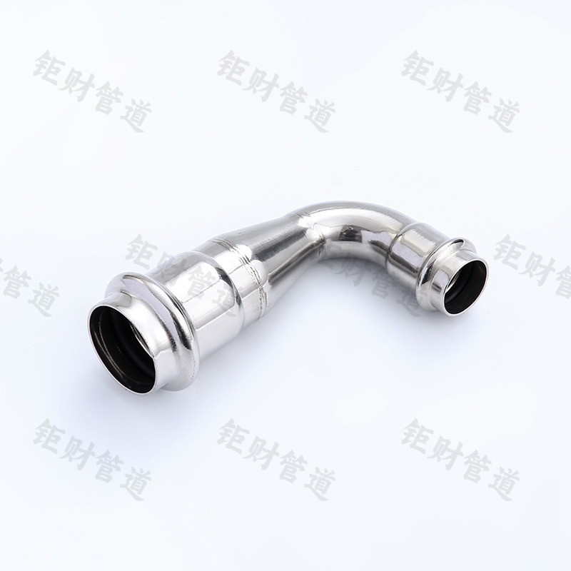 卡压式变径弯头